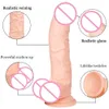 Dildo simulering kristall dildo ny blandad färg flytande silikon stor penis kvinnlig vuxen masturbator pump insatt riktig penis kvinnlig sexig vuxna produkter yj0562