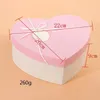 Valentines Day Soap Flower Heart-shaped Rose Flowers And Box Bouquet Wedding Decoration Festival Gifts RRA1208