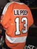 Niestandardowe Travis Konecny ​​Reverse Retro Hockey Jerseys 13 Lil Peep Kevin Hayes Tony DeAngelo Joel Farabee van Riemsdyk Ivan Provorov Carter Hart