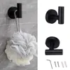 Ensemble d'accessoires de bain en acier inoxydable pour salle de bain comprenant un anneau porte-serviettes et des crochets en nickel brossé pour la maison