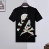 T-shirts pour hommes Polos Designer Mens Skull Diamond t-shirts Manches courtes Marque Printemps et été haute O-Neck Qualité Skulls TShirt tees # P13