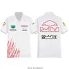 Redbulls Men's Polos 2022 F1 Tシャツフォーミュラ1レーシングポロシャツモータースポーツチームユニフォーム特大Tシャツファッションハラジュク女性F1服ジャージー