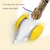 Cat Toys Interactive för inomhus S AUTOMATISK MED LED -lampor Smart Electric Mice Kattunge USB -laddningsbar 230309