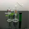 Tubi per fumatoriNuove pipe per acqua in vetro all'ingrosso con doppio bollitore silenzioso alla fragola