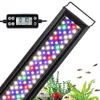 60-105 cm WRGB LED aquário luz com temporizador à prova d'água luz do tanque de peixes lâmpada subaquática aquários decoração iluminação luzes plantadas