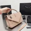 Luxurys tygväska designer handväskor kvinnor axelväskor högkvalitativa modekedja läderväskor kvinna crossbody väska klassisk plånbok kosmetisk väska handväska