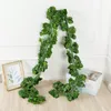 زهور زخرفية A50i 12pcs Ivy Garland Leaf Vines Plants Greenery Hanging Fake for Backdrop Arch Wall Jungle Party