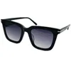 Lux Desi Unisex prägnante quadratische Sonnenbrille UV400 52-22 Acetate Vollrandrahmen Farbverblassende Brille Fahrbrille Komplettset-Etui