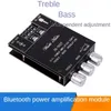 ZK-1002T TPA3116D2 Bluetooth 5.0 Subwoofer Amplifier Board 2*100W 2,0 Channel High Power Audio Stereo Bass amp