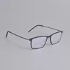 Lunettes de soleil Cadres Titanium Prescription Lunettes Cadre Femmes Hommes avec lentille anti-bleue lecture décorative