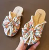 The latest summer shoes girls bow beach slippers many styles to choose from support custom logo