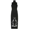 Casual Dresses M2EA Women's Slim Sleeeveless Long Dress-Punk-Black Dress Sexy Split Side Cosplay-Maxi-Dress Cocktail-Party-Club