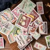 Hediye sargısı eski poster gıda faturası scrapbooking malzeme çıkartmaları dekoratif diy zanaat po önemsiz dergi vintage stickergift hediyegift