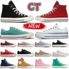 럭셔리 남성 캐주얼 신발 Chucks All Star 70 Ox 블랙 화이트 Hi Parchment Sunflower Burgundy Midnight Navy 플랫폼 CT 디자이너 스니커즈 패션 여성 트레이너