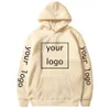 Mens Hoodies Sweatshirts Custom DIY Image Print Clothing Customized Sport Casual Sweatshirt Hoodie Pullover Size XS4XL 230308
