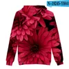 Men's Hoodies Arrival Hoodie 3D Colorful Floral Clothes Printed Loose Version Autumn Sweatshirt Casual Hip Hop Hooded Top