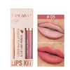 Lip Gloss Matte Liquid Lipstick & Lipliner Makeup Set 2Mate Velvet Ink Liner Pencil Drop