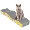 Cat Toys Drop Kitten Paper Cardboard Ondulato Scratch Board Pad Scratcher Bed Mat Artigli Cura Alta qualità 230309