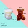 Glassverktyg Silikon Ice Cube Mold Chocolate Soap Diy Glass kaffedryck Juice Bear and Dog Shape Chocolate Maker Tool Z0308