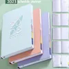 Blocco note Planner Blocco note A5 Blocco note Programma inglese 300 pagine 365 giorni Piano giornaliero Libro Scuola per cancelleria Ufficio 230309