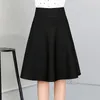 Skirts Spring Autumn 2023 Women's Korean Mid Skirt Pleated Half Length A-line Sailor Dance Anti Slip