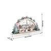 Christmas Decorations Table Ornaments For Home Lighted House Wooden Centerpieces LED Holidays Dinner Party FigurineChristmasChristmasChristm