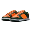 Löpskor Panda Mens Sneakers Triple Pink Orange Hummer Gray Fog Syracuse Team Green University Blue Walking Low Sports Trainers Storlek 36-47