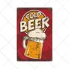 Beer Metal Sign Club Poster Plaque Plate Målning Vintage Bar Pub Wall Decoration Home Decor 30x20cm W03