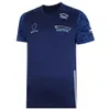 بدلة سباق الدراجات النارية F1 Tshirt Suit 2021 New Team Mens Shortsleeved Shirt Car Sails Forma واحد مصنوع من Sam Dhllu