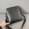 Projektant Duo Shadow Leather Messenger Set Męska torba Męska torba na ramię Crossbody Oryginalna skórzana torba na ramię z pojedynczą głowicą