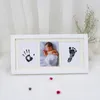 Keepsakes Born Memorial Ink Hand Foot Print P Baby DIY Handavtryck Fotavtryck Bilden växande souvenirföremål PAW PAD 230308