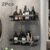 Badezimmerregale Badezimmer-Shampoo-Halter PunchFree Duschregal Eckregale Küchenaufbewahrungsorganisator für Badezimmerzubehör-Set 230309