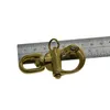 Anelli chiave in ottone solido grande Svezia Svezia Smalta Scap Atch Lock Carabiner Hook Release Quick Lethical Craft Craft Gaine di portachiavi fai -da -te FOB