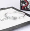 20% off all items 2023 New Luxury High Quality Fashion Jewelry for same hip hop tide Thai silver inlaid stone bracelet straight jewelry