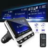 Wireless Bluetooth Car Kit FM sändare mottagare Radioadapter laddar MP3 Musikspelare USB Quick Charger Handsfree FM12B med displayfjärrkontroll