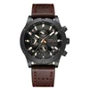 Orologi da polso CRRJU Top Men Orologio sportivo unico Cronografo da uomo Casual Business Orologio al quarzo con data Relogio Masculino