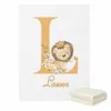 Beddengoed stelt lvyziho schattige doodle leeuw met bloemen illustratie baby beddengoed set verjaardagscadeau peuter cadeau beddengoed set baby douche beddengoed 230309