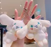 2 colori carino bianco peluche ciondolo gioielli portachiavi zainetto ornamento portachiavi regali per bambini