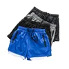 Pantaloncini da corsa Joggers Uomo 2 in 1 Sport Quick Dry Beach Uomo Estate Palestra Fitness Bodybuilding Allenamento