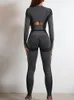 Kadın Taytları Kadın Spor Salonu Yukarı Diksiz Tayt Yok Yoga Pantolon Spor Fitness Mujer Gymoutfit leggin Stretpants İyi Kalite 230309