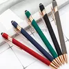 Metal Press Ballpoint Pen Office Signature Business Pen School Student Writing Ball Point Pens Home Stationery Gift Supply TH0841