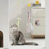 Cat Toys 6pc Interactive S Toy Toy Scratch Rope Door Door Tarching Mouse Mouse Funny Selfhey nip Pet Petly Teaser 230309