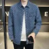 New Men 's Casual Cotton Denim Jacket 클래식 스타일 패션 슬림 씻은 레트로 블루 청바지 코트 남성 브랜드 의류