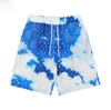 Hawaii Blumenbriefdruck Strandhemden Herren Designer Seide Bowling Freizeithemden Männer SommerShorts Kurzarm Loses Hemd Outfit Trainingsanzüge