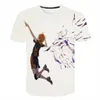 Camiseta masculina haikyuu anime roupas camisa para homem camisetas manga topos ropa hombre streetwear camiseta masculina verano koszulki chemis