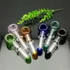 Smoking Pipes Coloured single-wheel glass concave pipe Great Pyrex Glass Oil Burner