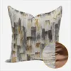 Pillow Luxury Golden Sofa Cover For Living Room Modern Gray Pillowcase Euro Decoration 45 Rectangle Throw Covers