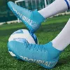 Dress Shoes Soccer For Men FGTF Quality Grass Training Cleats Kids Football Boots High Top Outdoor Sports Sneakers Women NonSlip 230308