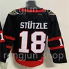 CUSTOM Ottawa Ice Hockey 18 Tim Stutzle Jersey Stuetzle 7 Brady Tkachuk 30 Matt Murray 72 Thomas Chabot 28 Connor Brown Red White Senator St