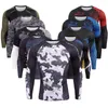 Men's T Shirts Tc210 Men Skinny T-Shirts Sport Running Gym Yoga Basketball Multi-Color Handsome Youth Stretch Breathable Long Sleeve Male